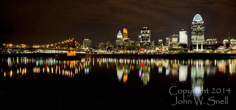 Cincinnati Skyline Pano