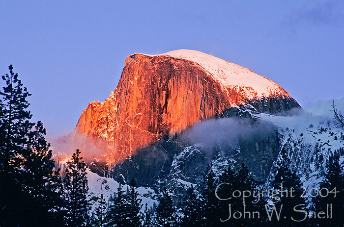 Last Light on Half Dome