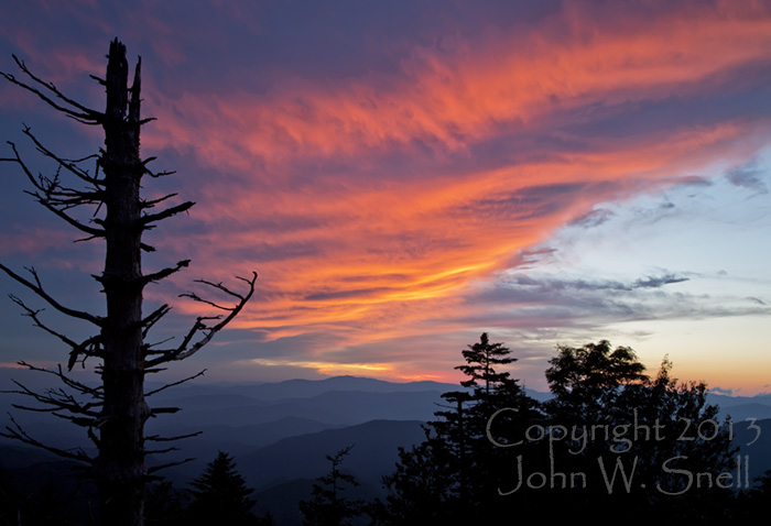 Sunset at Waterrock Knob