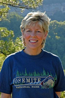Anne atop Sky Bridge