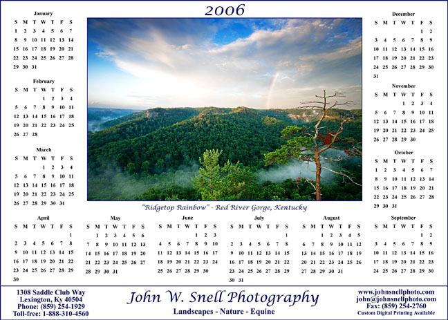 2006 Calendar