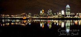 Cincinnati Skyline Pano