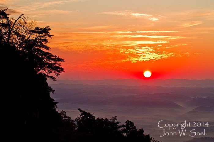 Sunrise at Cumberland Gap