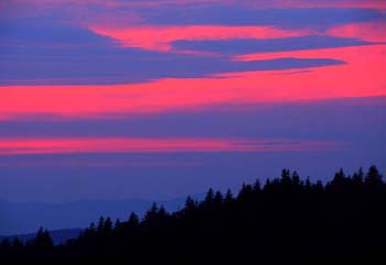 Sunset on the Blue Ridge Parkway